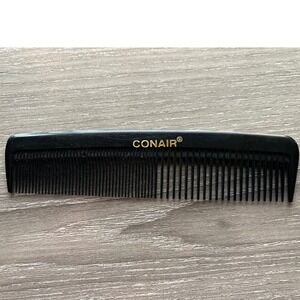 Conair Pocket Hair Comb 5" Dual Fine & Wide Tooth Travel Grooming Tool Styling